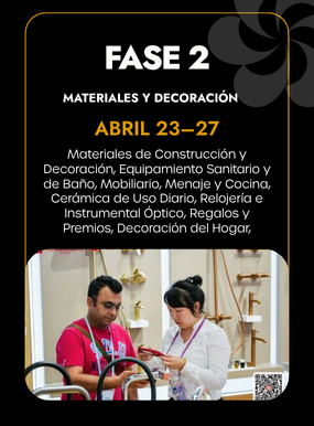 Fase 2 Feria de Cantón 2026 – Materiales y Decoración: mobiliario, cerámica, regalos y equipamiento sanitario.